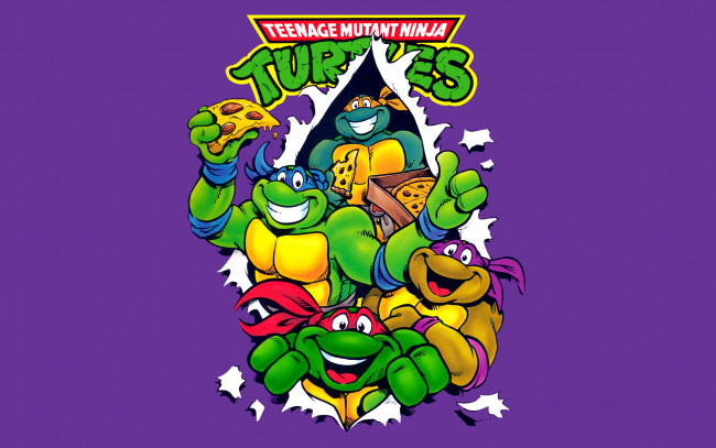 Обои картинки фото Черепашки, ниндзя, мультфильмы, tmnt, teenage, mutant, ninja, turtles, мутанты