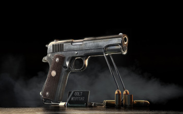 Картинка оружие пистолеты кольт патроны