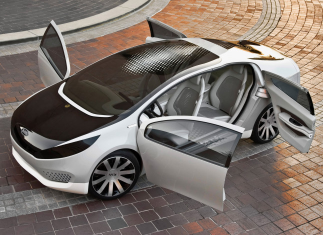Обои картинки фото kia ray concept 2010, автомобили, kia, 2010, concept, ray