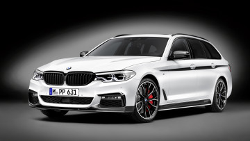 обоя bmw 5 series touring with m performance parts 2018, автомобили, bmw, parts, performance, m, series, 5, with, touring, 2018