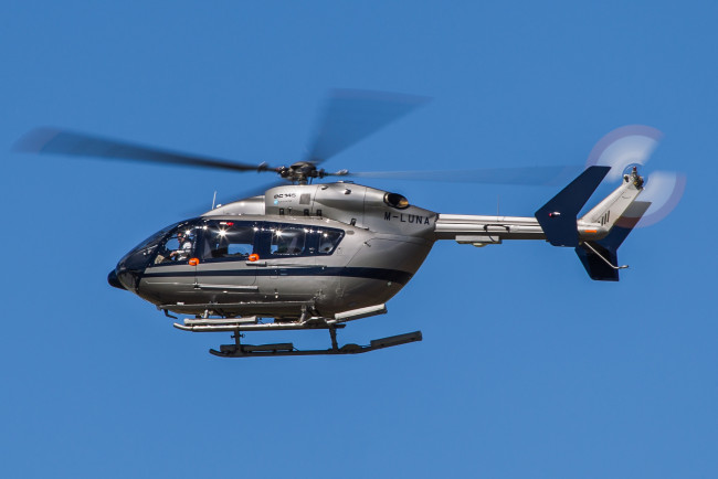 Обои картинки фото ec-145, авиация, вертолёты, вертушка