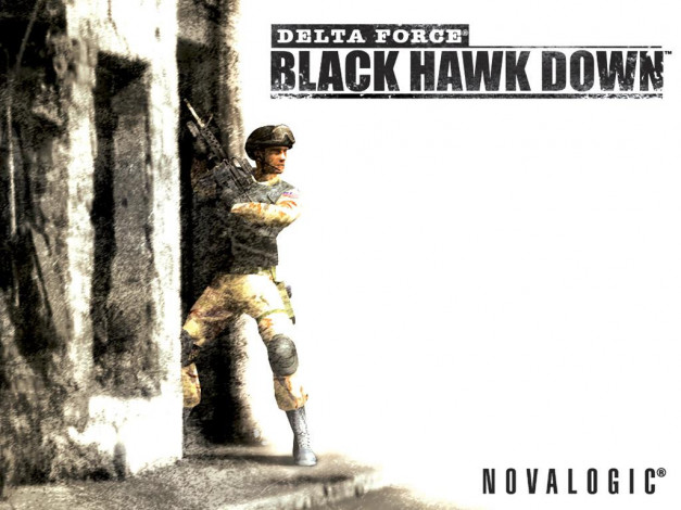 Обои картинки фото black, hawk, down, видео, игры, delta, force