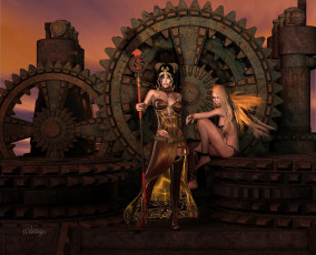 Картинка 3д графика fantasy фантазия девушки