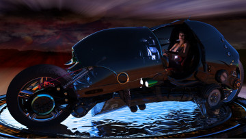 Картинка 3д графика fantasy фантазия авто
