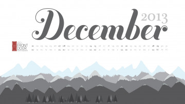 обоя календари, рисованные,  векторная графика, декабрь