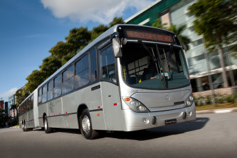 Картинка автомобили автобусы viale gran mda mercedes-benz o 500 marcopolo articulated