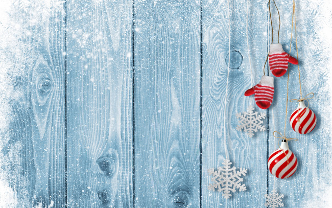 Обои картинки фото праздничные, шары, merry, новый, год, снег, игрушки, snow, winter, decoration, christmas, рождество, зима