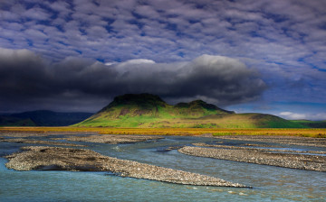Картинка природа горы гора облака исландия