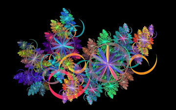 Картинка 3д+графика фракталы+ fractal фрактал текстура фон