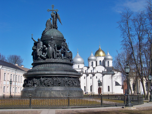 Обои картинки фото великий новгород, города, - памятники,  скульптуры,  арт-объекты, город, великий, новгород, памятник, россия