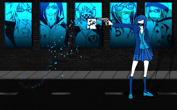 Картинка five аниме пистолет девушка