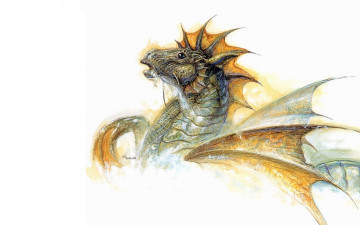 Картинка рисованные животные дракон