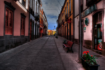 Картинка испания канарские ва арукас города улицы площади набережные цветы дома улица