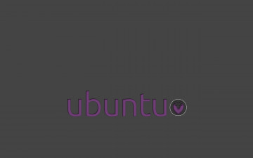 обоя компьютеры, ubuntu linux, фон, логотип