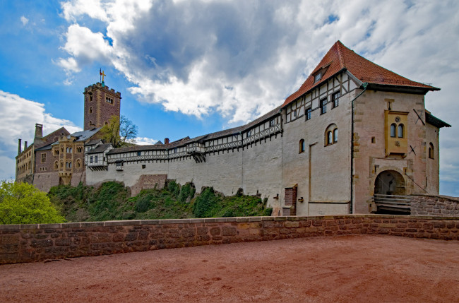 Обои картинки фото wartburg castle, города, замки германии, wartburg, castle