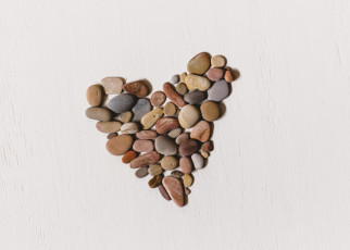 Картинка разное ракушки +кораллы +декоративные+и+spa-камни камни сердечко