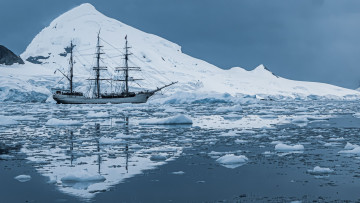 Картинка корабли парусники антарктида барк европа