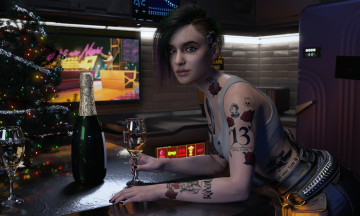 Картинка видео+игры cyberpunk+2077 judy alvarez cyberpunk 2077