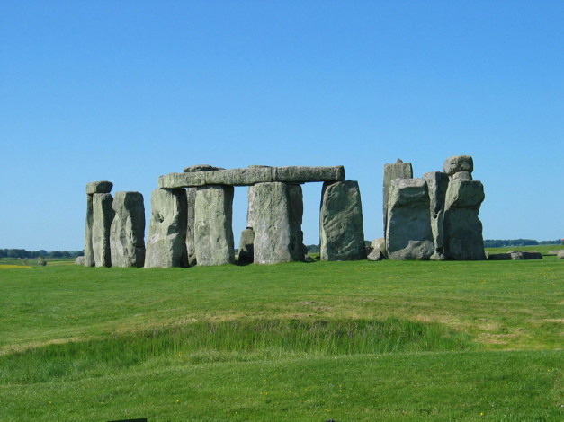 Обои картинки фото stonehenge, uk, города, исторические, архитектурные, памятники