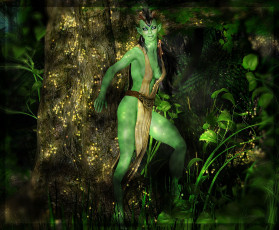 Картинка 3д графика creatures существа лес