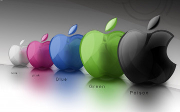 Картинка компьютеры apple яблоко фон логотип аpple