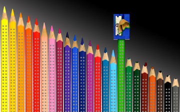 Картинка разное канцелярия книги цвет точилка карандаш