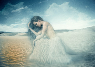 Картинка фэнтези девушки текстура песок