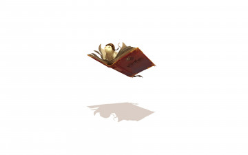 Картинка mouse рисованные минимализм книга полет мышь