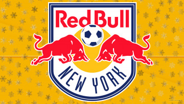 обоя спорт, эмблемы клубов, логотип, red, bulls, new, york, фон