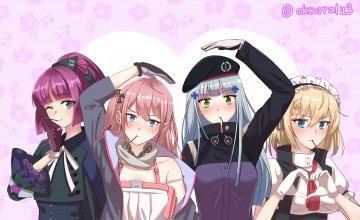 Картинка аниме girls+frontline girls frontline