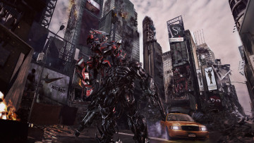 Картинка кино+фильмы transformers трансформеры город разруха