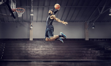 Картинка спорт баскетбол слен данк прыжок