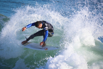 Картинка спорт серфинг доска серфер океан волна