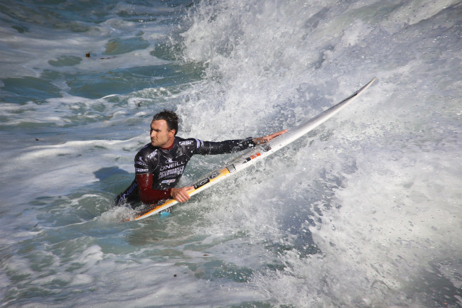 Обои картинки фото спорт, серфинг, океан, доска, серфер, волна