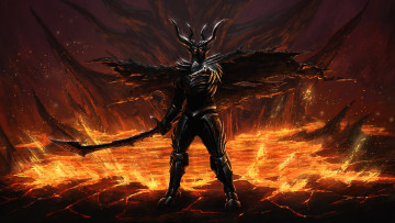 Картинка фэнтези демоны взгляд броня арт dark lord темный лорд