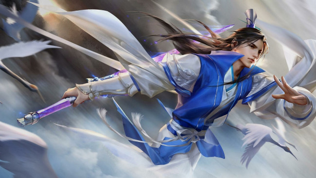 Обои картинки фото the fate of swordsman, видео игры, yang, ningyuan