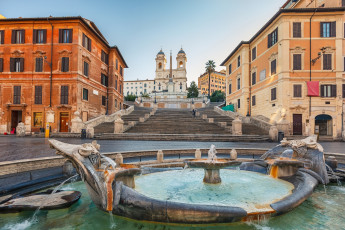 Картинка города рим +ватикан+ италия фонтан здание город