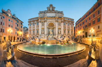Картинка города рим +ватикан+ италия здание фонтан город