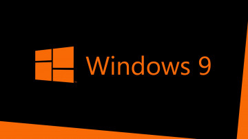 обоя компьютеры, windows 9, логотип, фон