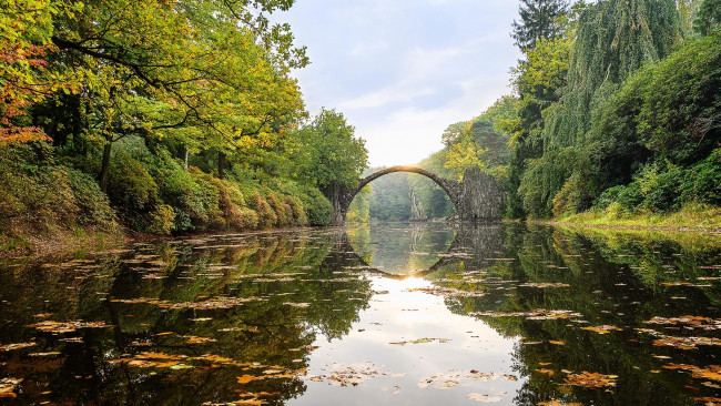 Обои картинки фото природа, реки, озера, k, Чертов, мост, ракотцбрюке, в, германии, германия