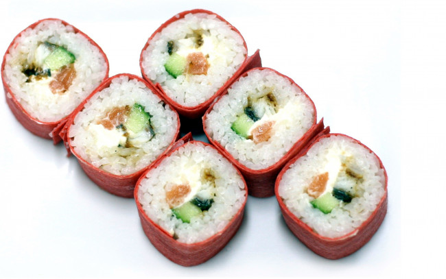 Обои картинки фото еда, рыба,  морепродукты,  суши,  роллы, кухня, японская, роллы, суши