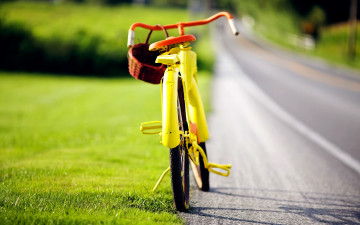 Картинка техника велосипеды велосипед корзина дорога