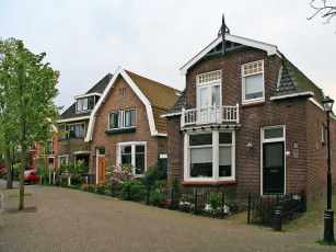 Картинка голландия заанстад города здания дома