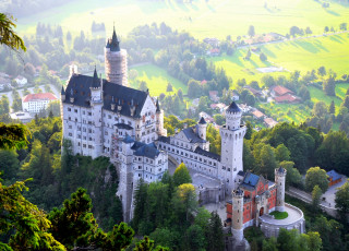 Картинка города замок+нойшванштайн+ германия germany bavaria neuschwanstein castle
