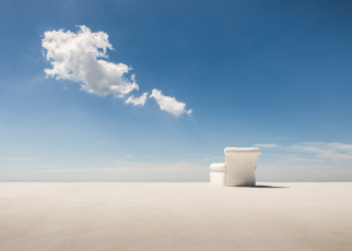 Картинка разное -+другое песок пустыня облако небо кресло