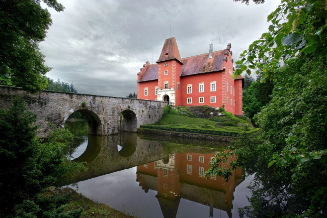 Обои картинки фото castle chervena lhota, города, замки Чехии, castle, chervena, lhota