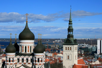 обоя города, - православные церкви,  монастыри, город