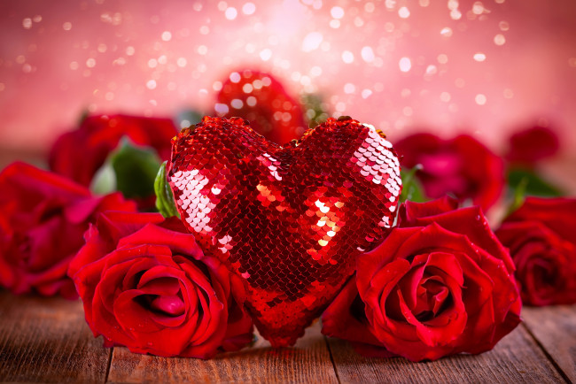 Обои картинки фото праздничные, день святого валентина,  сердечки,  любовь, сердечко, розы