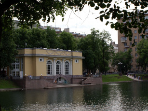 Картинка москва патриарший пруд города россия