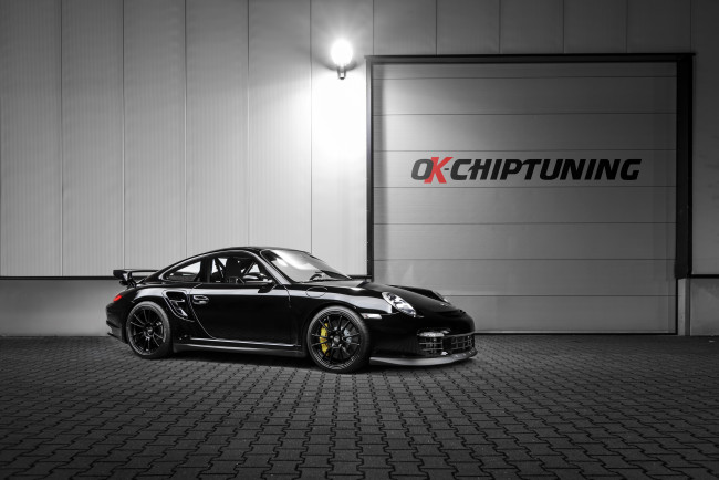 Обои картинки фото 2014 porsche 911  gt2 , ok-chiptuning, автомобили, porsche, черный, тюнинг